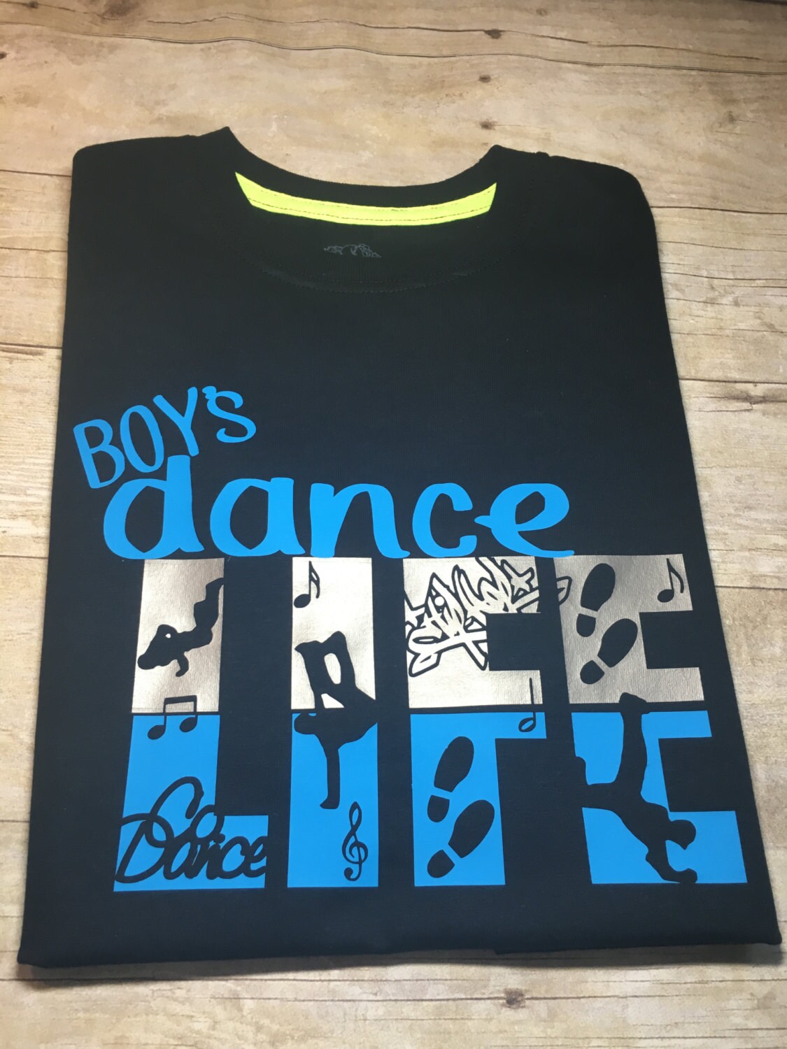 Custom Boy's Dance Life T Shirt Boy Dance Shirt Dance Pride