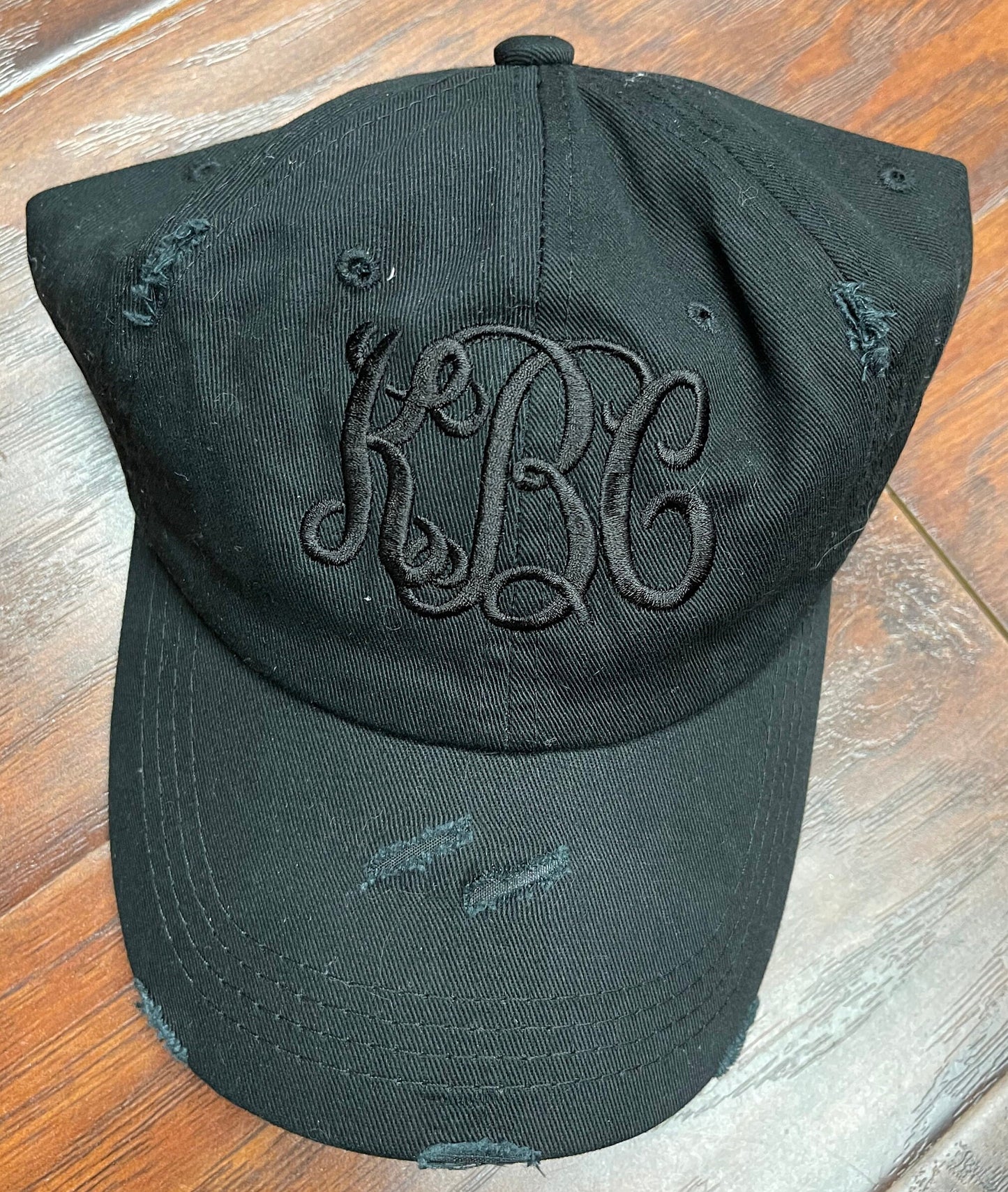 Monochrome Initial Ball Cap