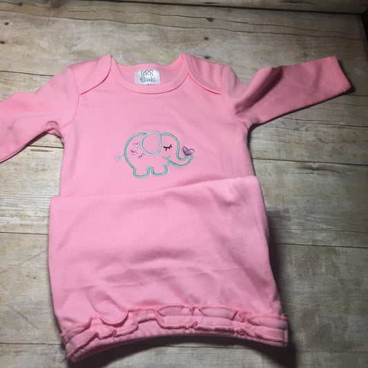 Newborn Girl Ruffle Layette Set Sz 0-3 Months