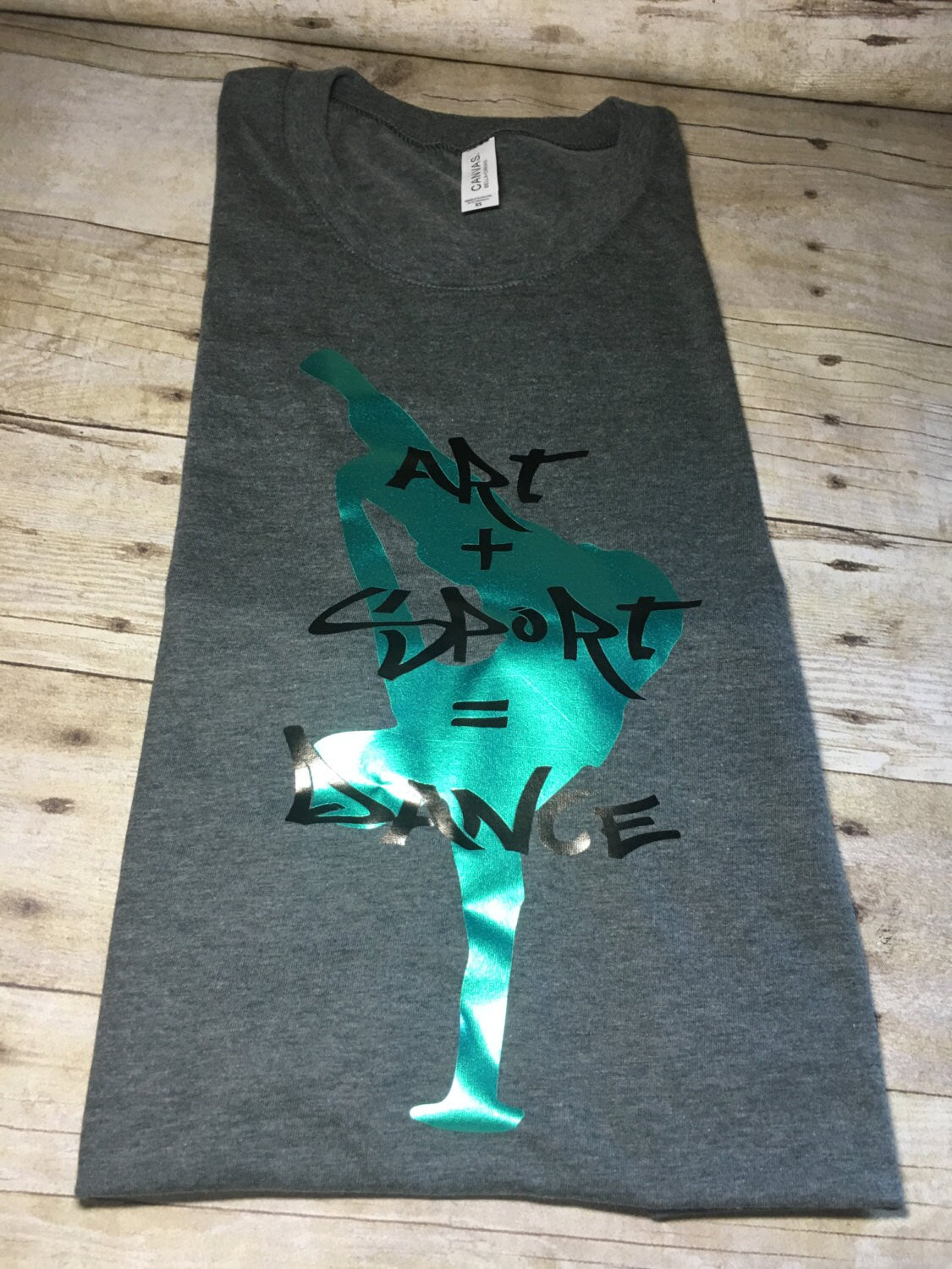 Art plus Sport equals Dance Boy's Hip Hop Dance Shirt Custom