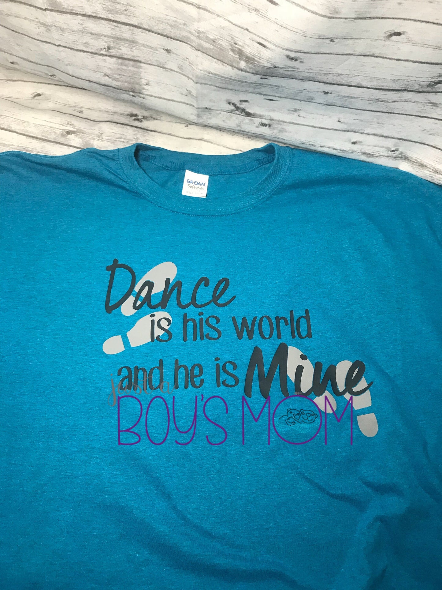 Dance is His World and He is Mine Custom T Shirt