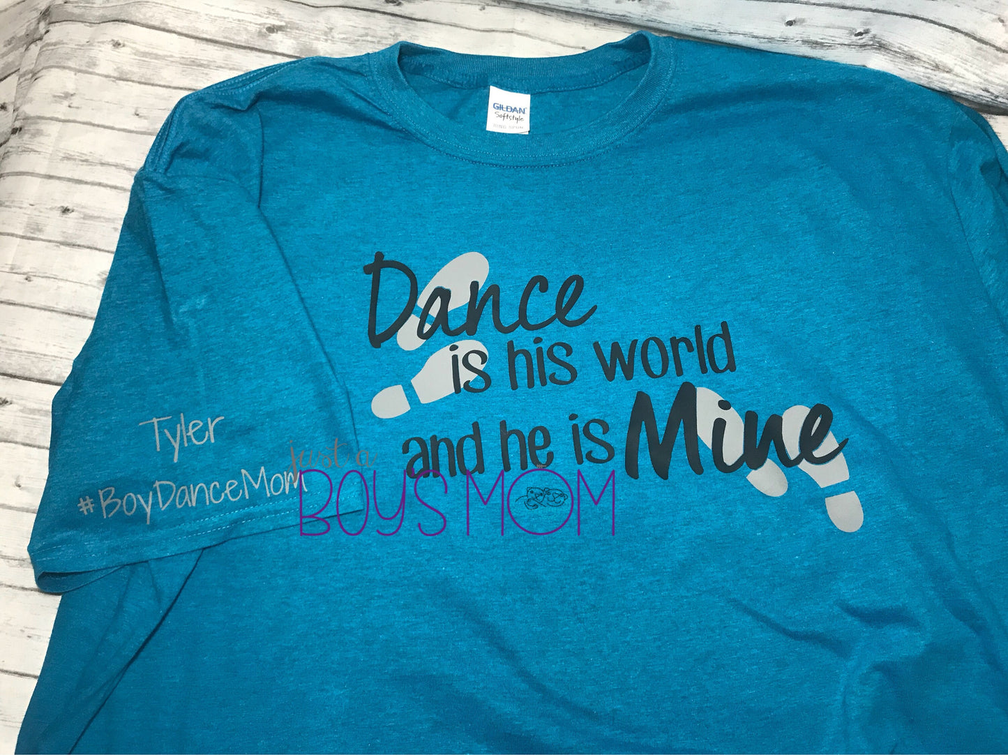 Dance is His World and He is Mine Custom T Shirt