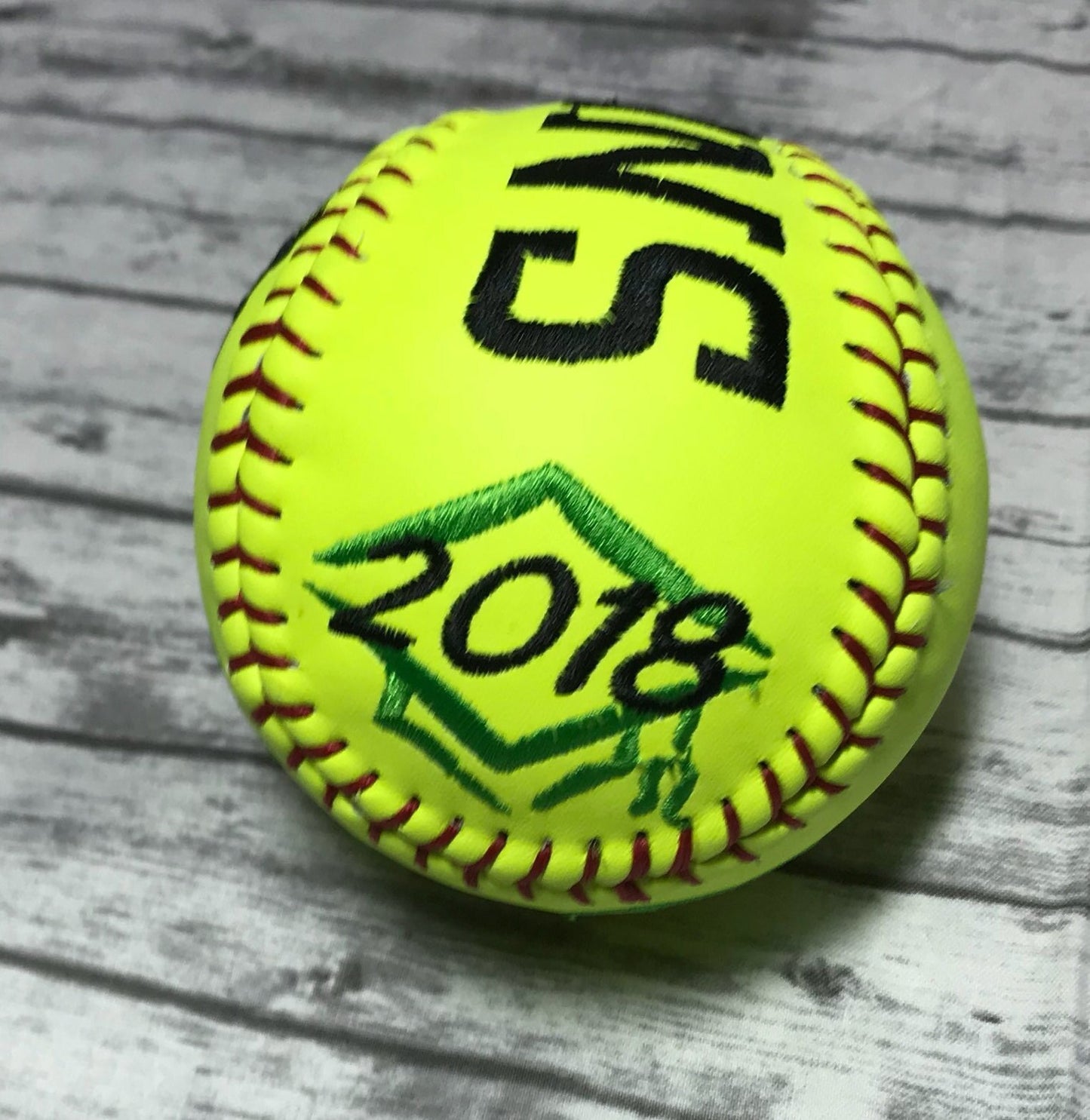 Custom Embroidered Softball